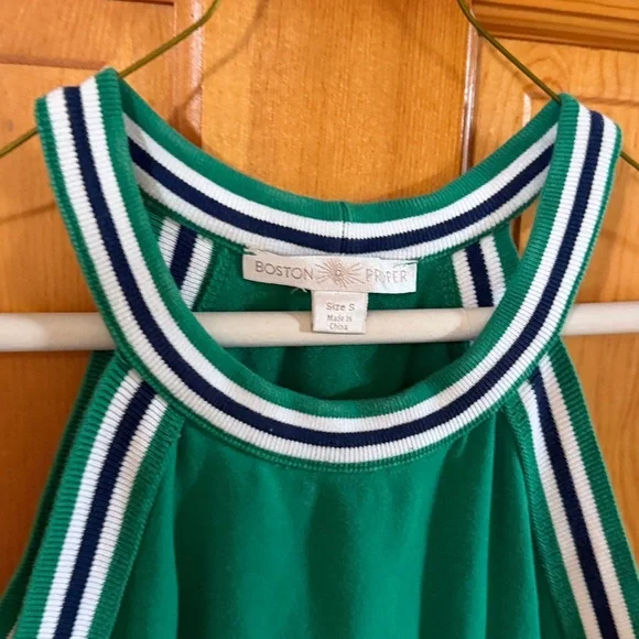 Boston Proper Green Mini Dress - Picture 2 of 3
